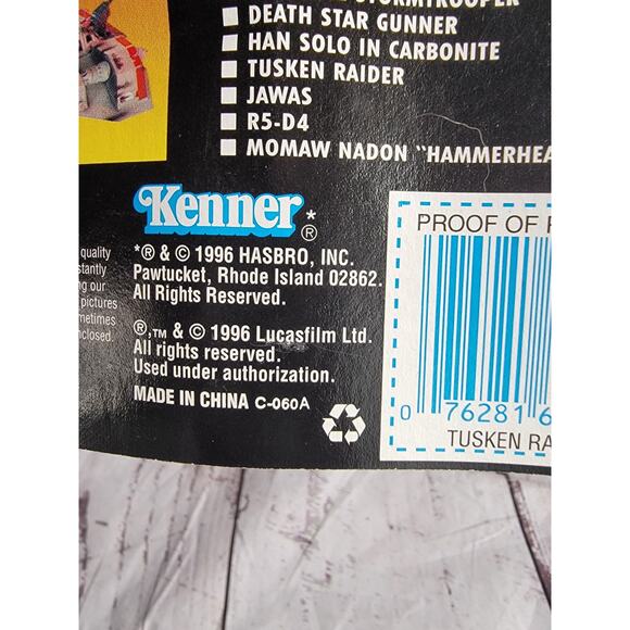 Star Wars Tusken Raider Power Of The Force Red Card Kenner 1996 New Read - Picture 5 of 5